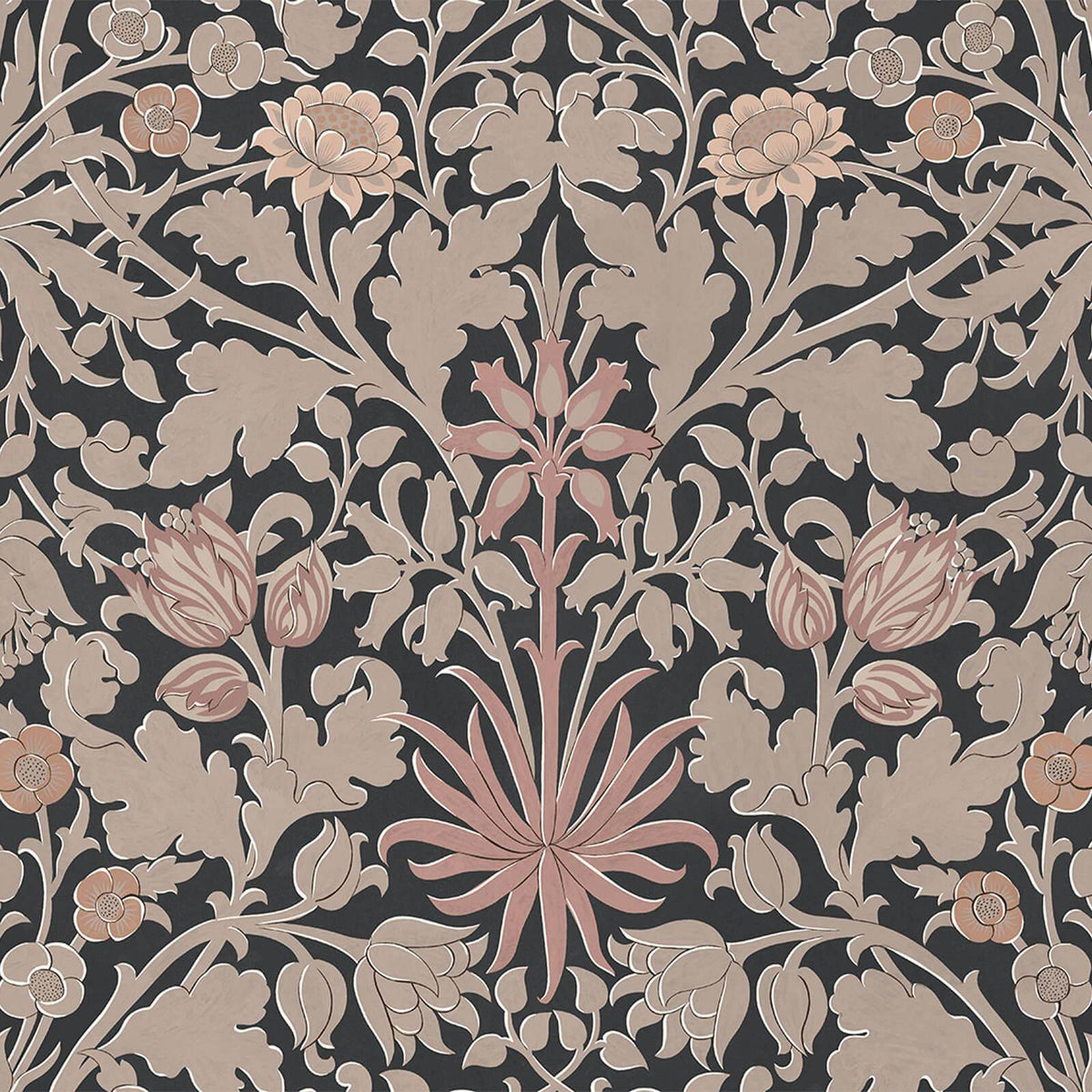 HYACINTH NOVELLUS Wallpaper - Noir — image 1