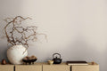The Linear Horizon | Luminous Beige & Cream Luxe