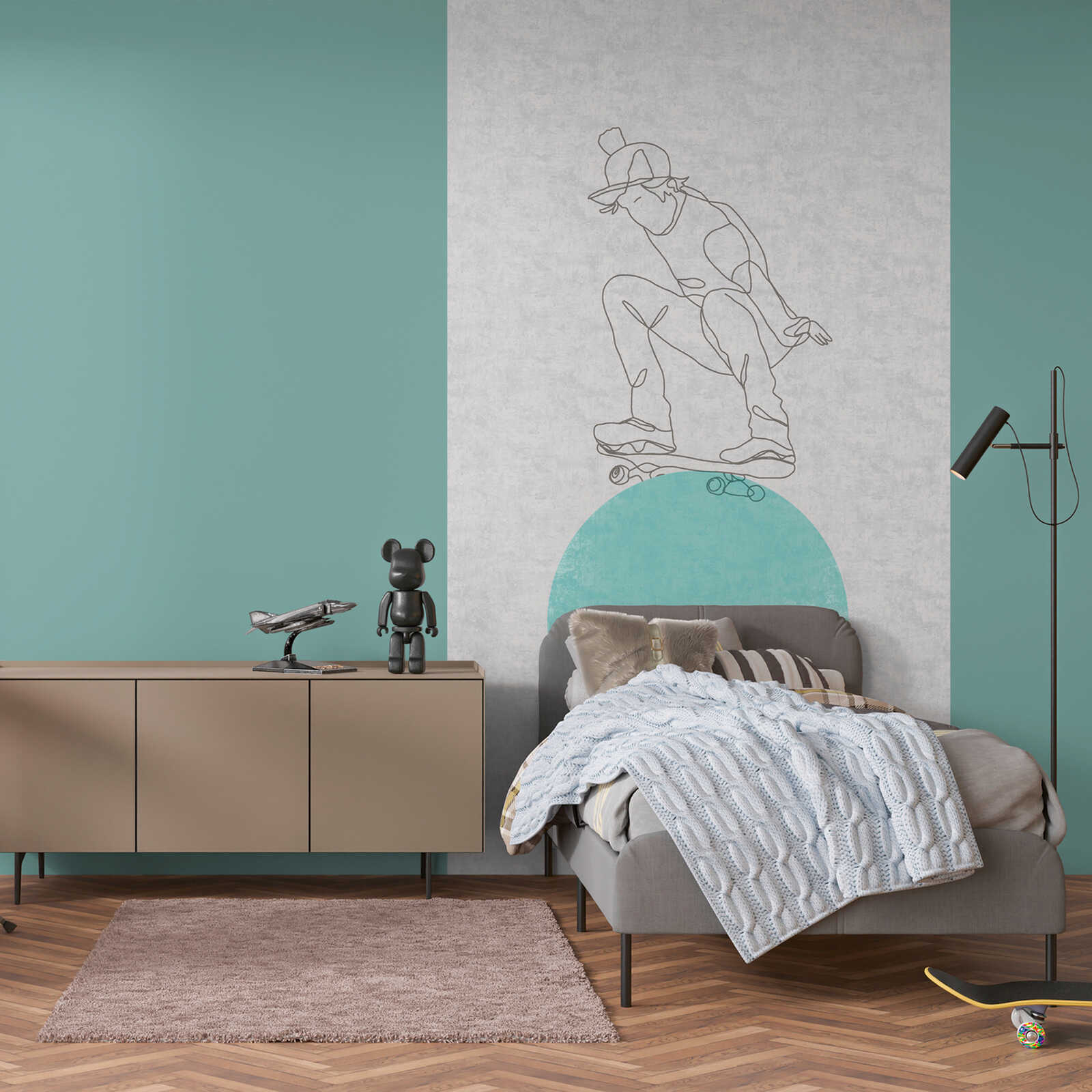 The Urban Skater | Mint & Concrete Edge