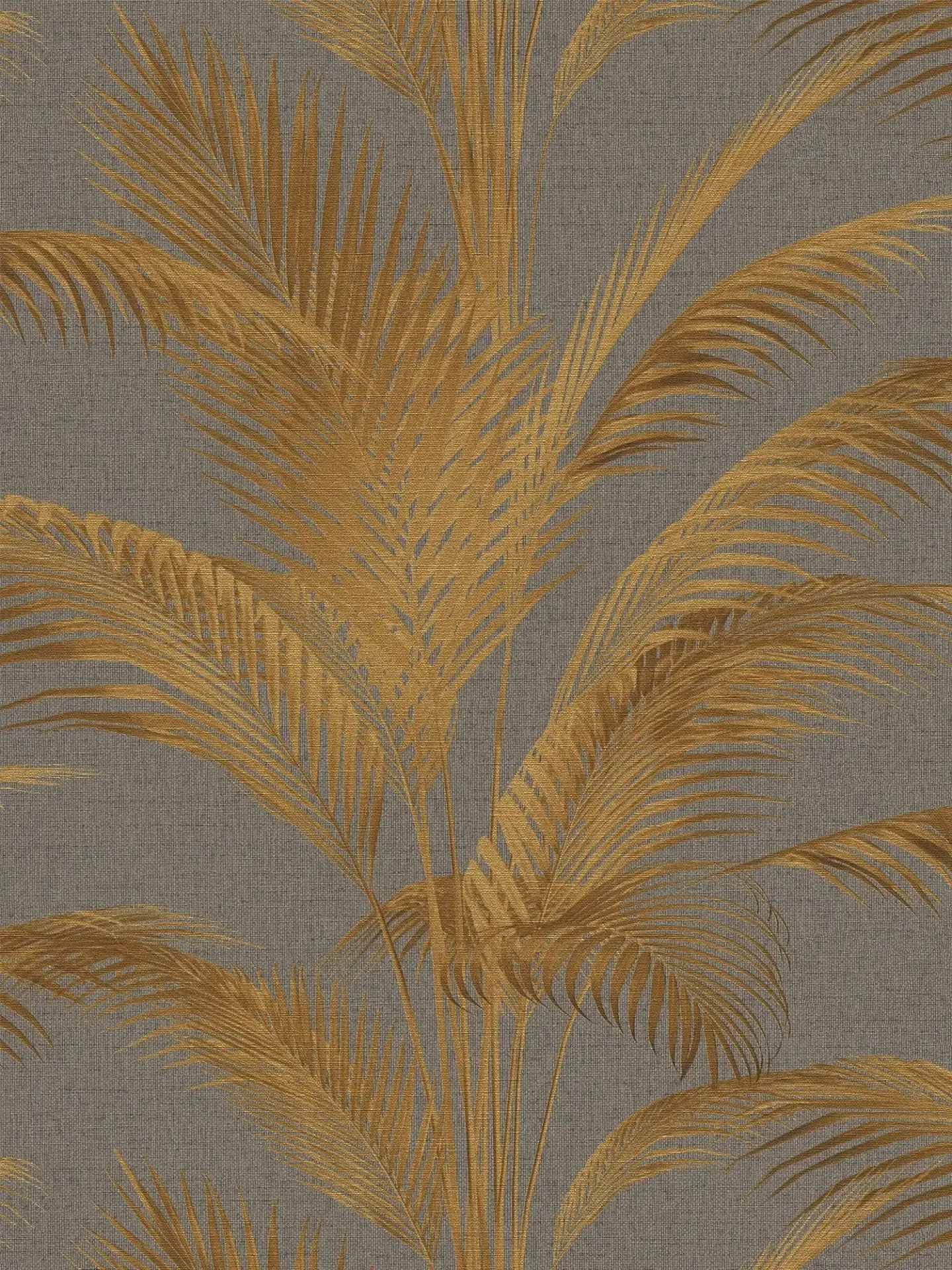 The Palm Oasis | Earthy Brown & Shimmering Gold Luxe