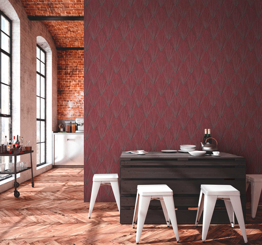 The Chrysler Fan | Onyx Crimson Luxe