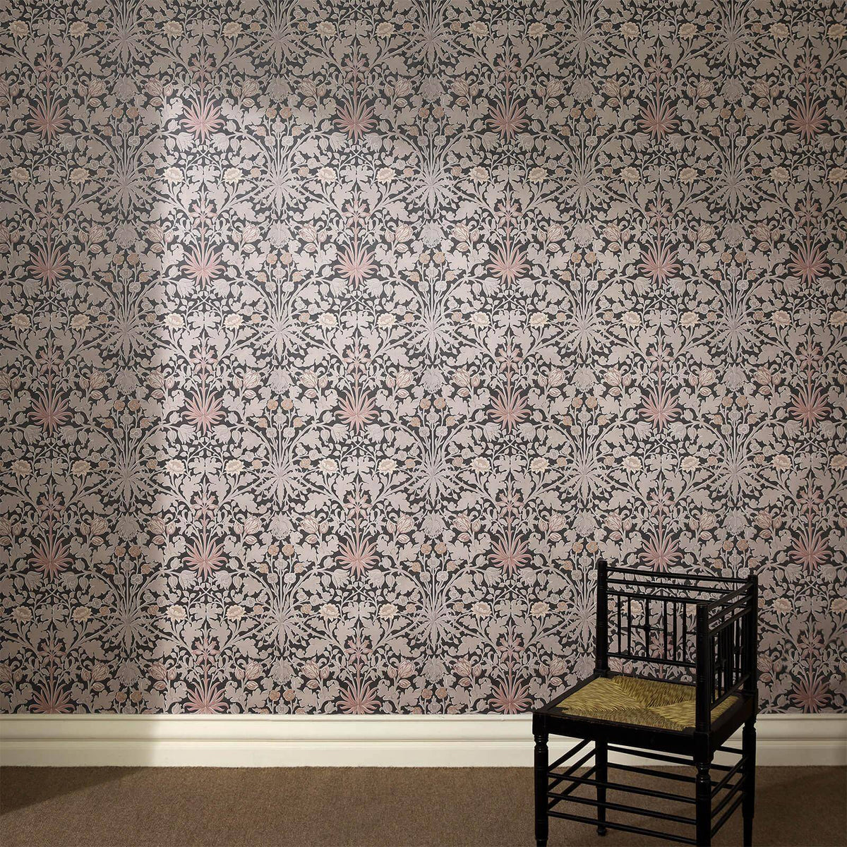 The Bellflower Study | Noir Luxe — hung-wall roomshot