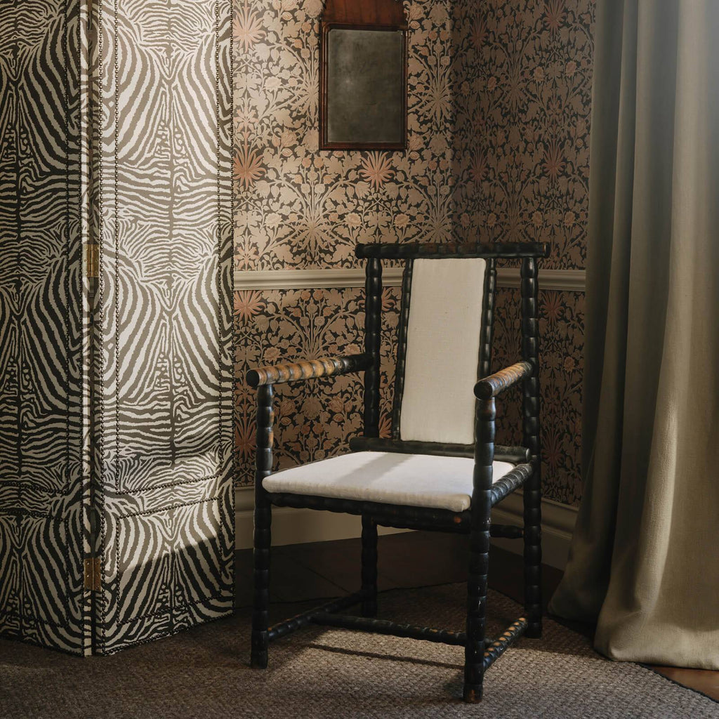 The Bellflower Study | Noir Luxe — hung-wall roomshot