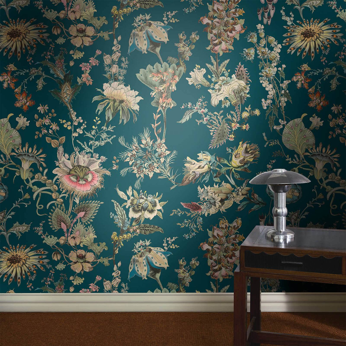 The Dream Flora | Cerulean Luxe — hung-wall roomshot