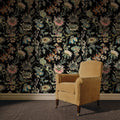The Dream Flora | Noir Luxe — hung-wall roomshot