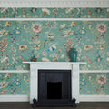 The Dream Flora | Verdigris Luxe — hung-wall roomshot