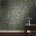 The Earth Cloth | Prussian Blue Luxe — hung-wall roomshot