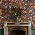 The Earth Cloth | Vermillion Luxe — hung-wall roomshot
