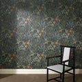 The Gilded Petal | Midnight Blue Luxe — hung-wall roomshot