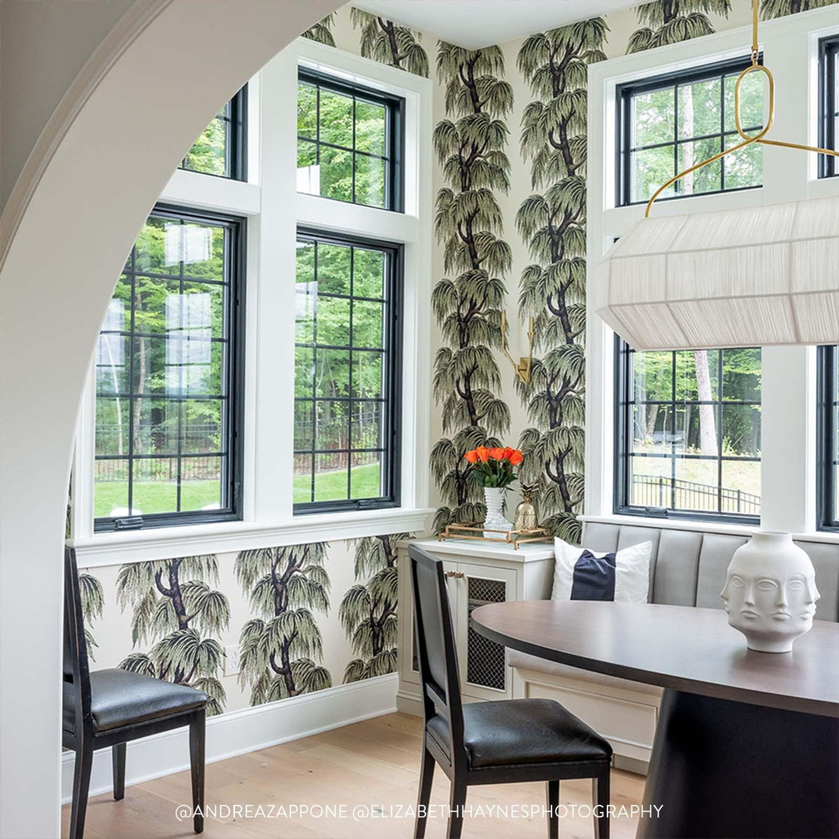 The Hanging Garden | Papyrus Willow Luxe — hung-wall roomshot