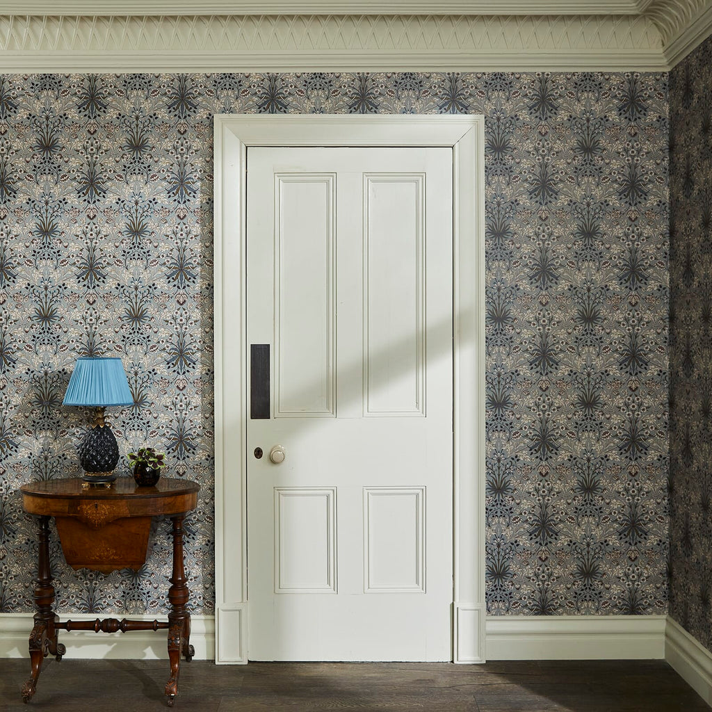 The Hyacinth Hall | Dove Grey Luxe — hung-wall roomshot