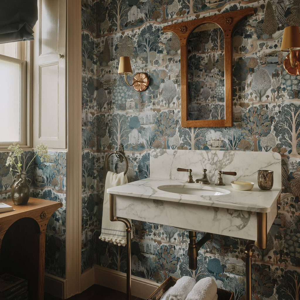 The Ideal Wing | Autumn Copper Luxe — hung-wall roomshot