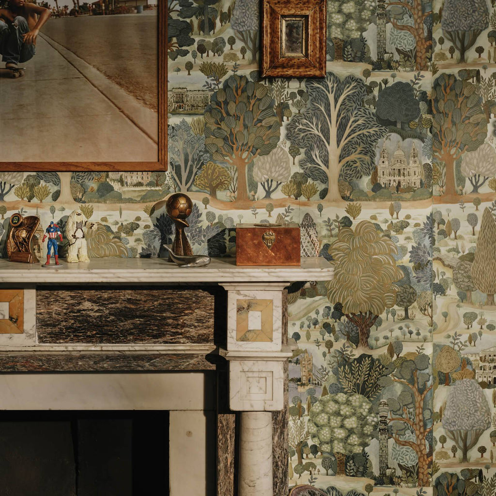 The Ideal Wing | Spring Green Luxe — hung-wall roomshot