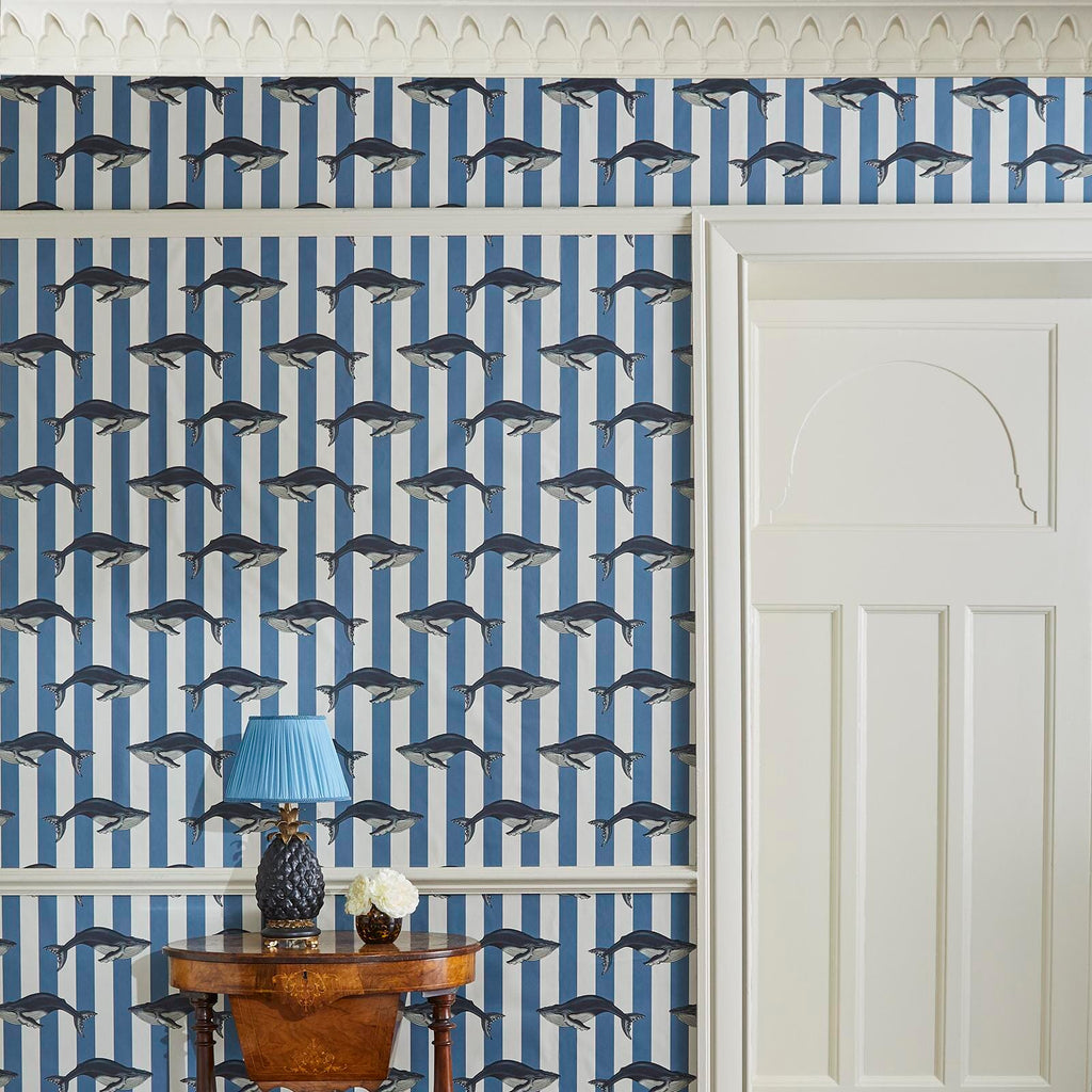 The Leviathan Lane | Denim Luxe — hung-wall roomshot
