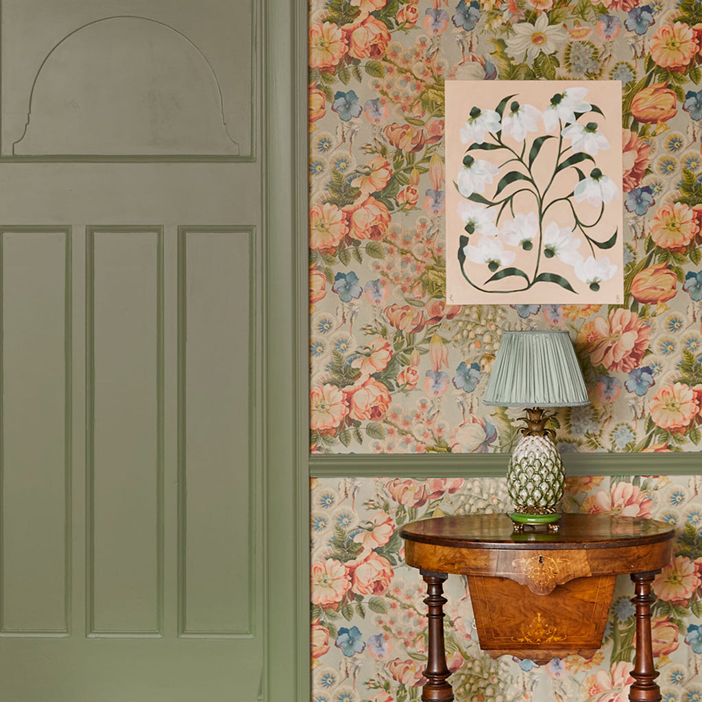 The Love Ledger | Apple Green Luxe — hung-wall roomshot
