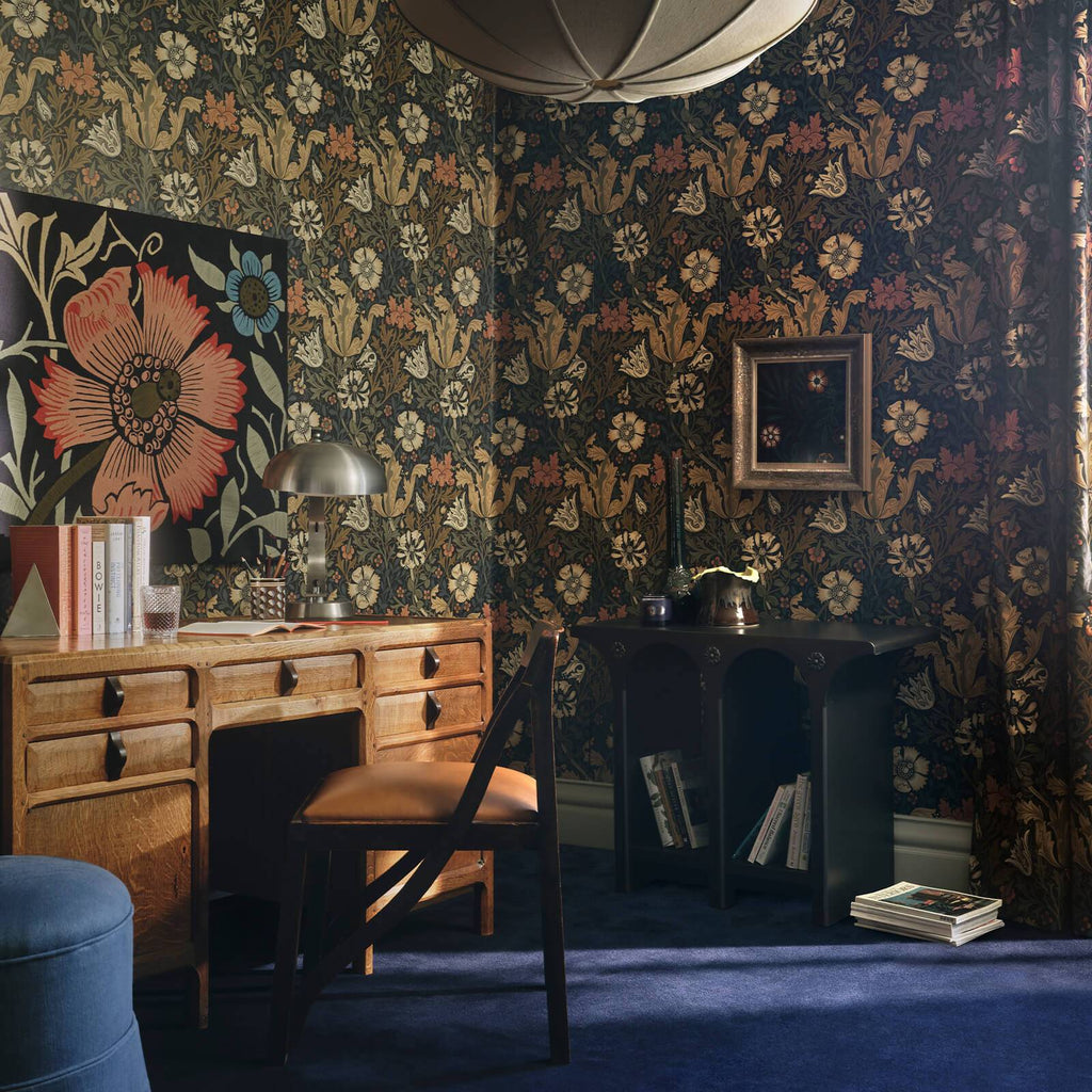 The Midnight Compton | Midnight Blue Luxe — hung-wall roomshot