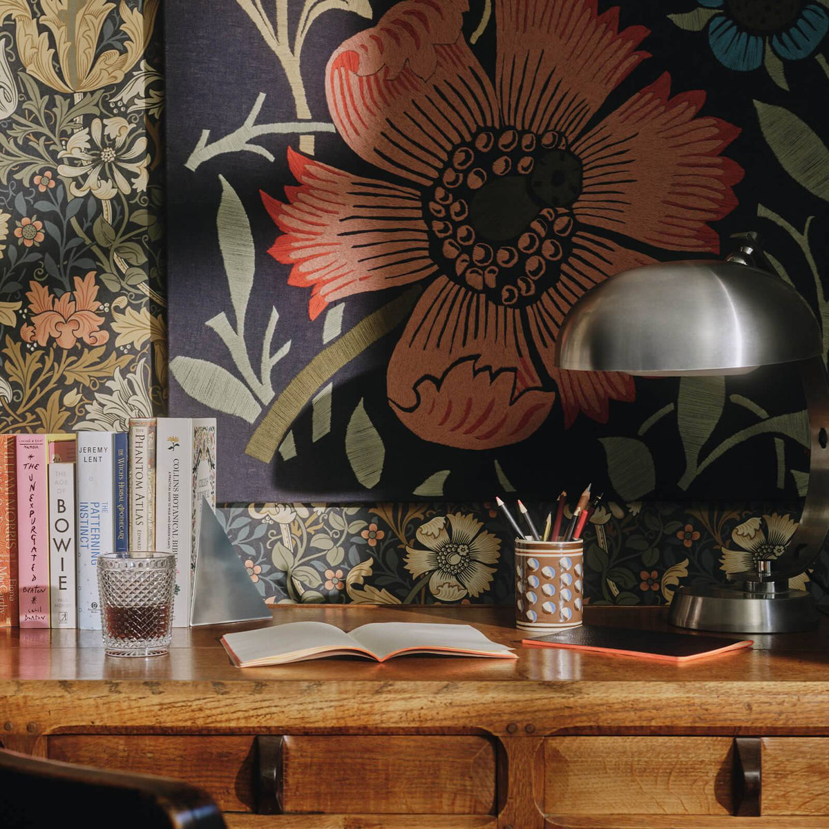 The Midnight Compton | Midnight Blue Luxe — hung-wall roomshot