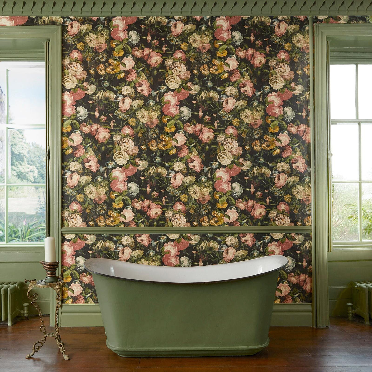 The Midnight Grove | Multi Soft Luxe — hung-wall roomshot