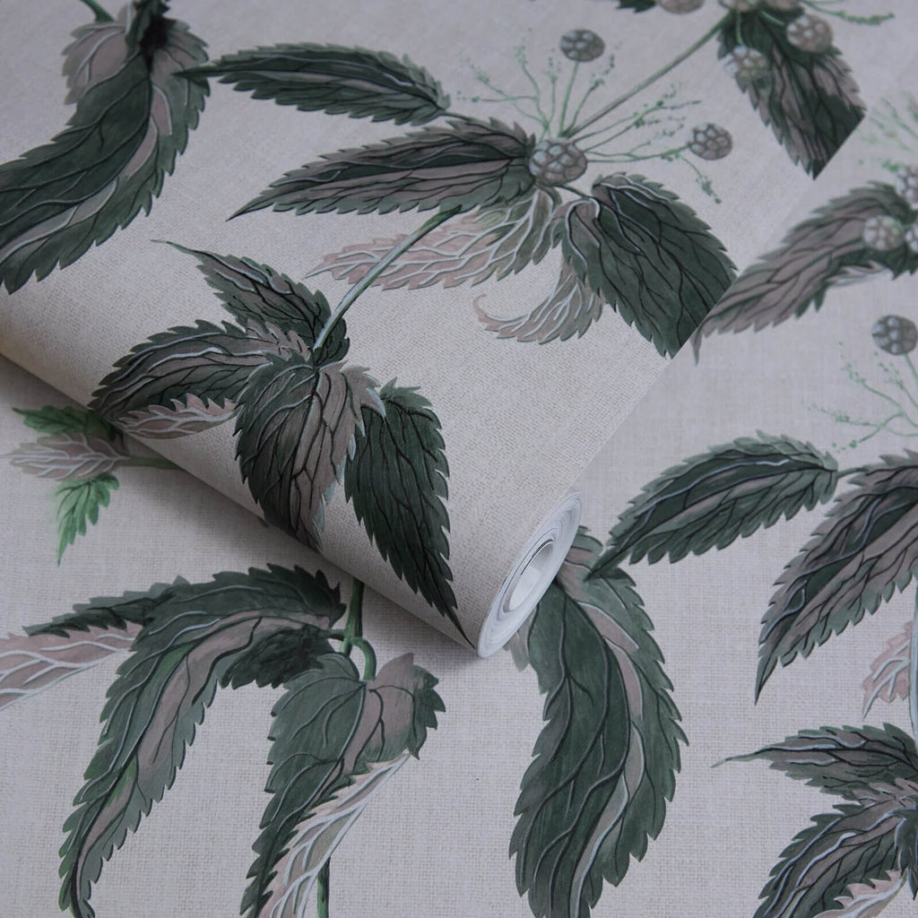 The Nettle Lane | Cloud Grey Luxe — hung-wall roomshot