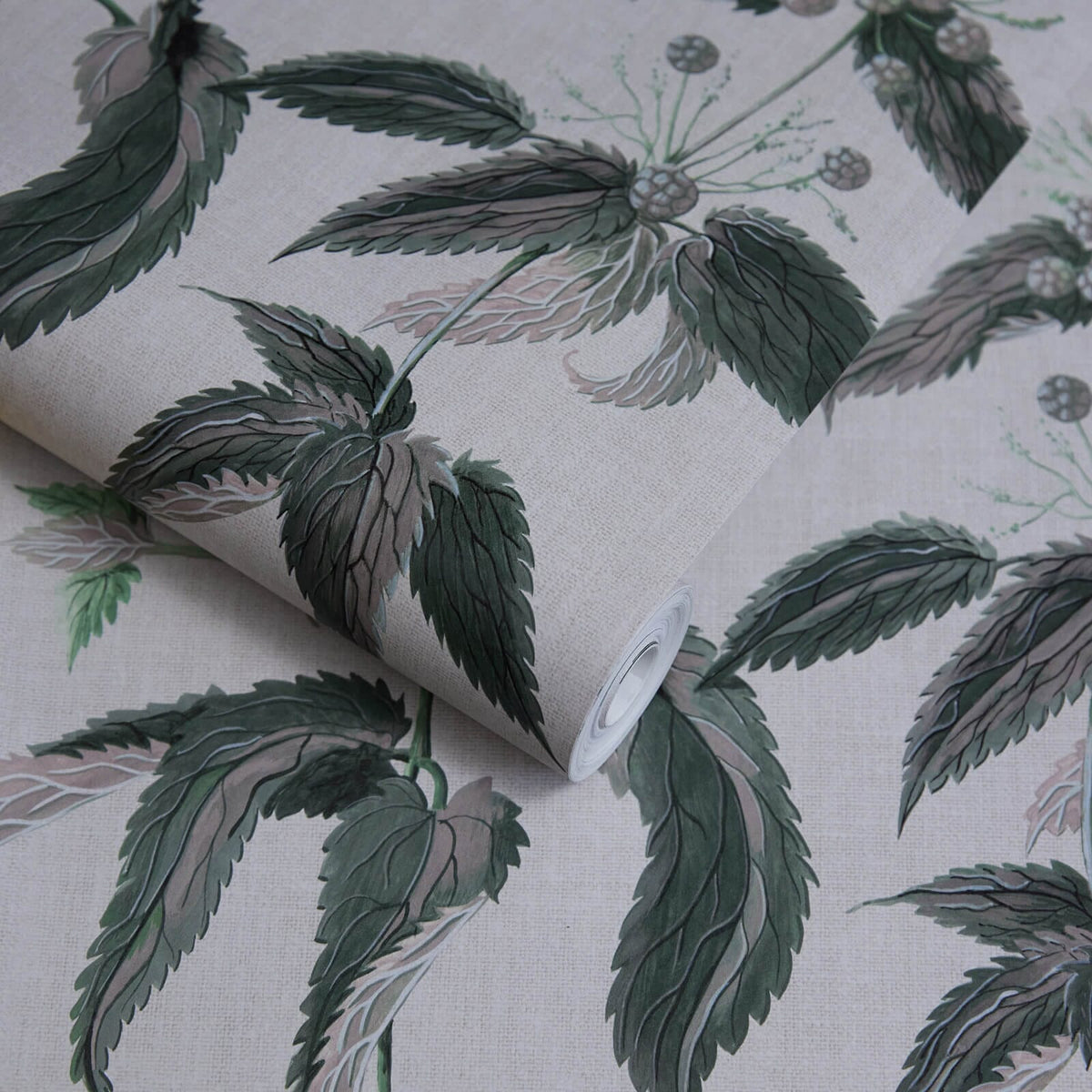 The Nettle Lane | Cloud Grey Luxe — hung-wall roomshot