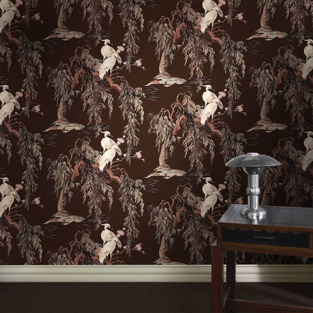 The Olympia Wash | Carob Luxe — hung-wall roomshot
