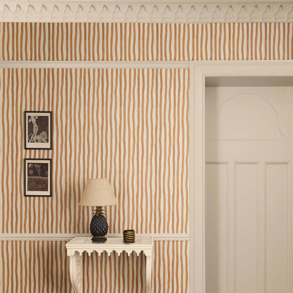 The Painter Lane | Amber Gold Luxe — hung-wall roomshot