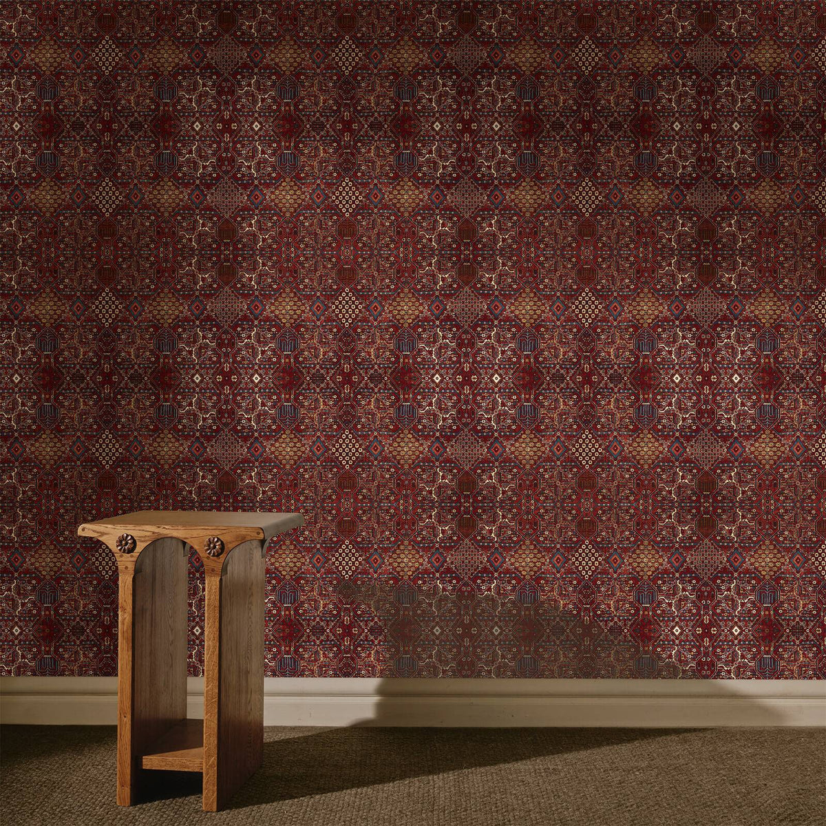 The Persian Lattice | Sienna Luxe — hung-wall roomshot