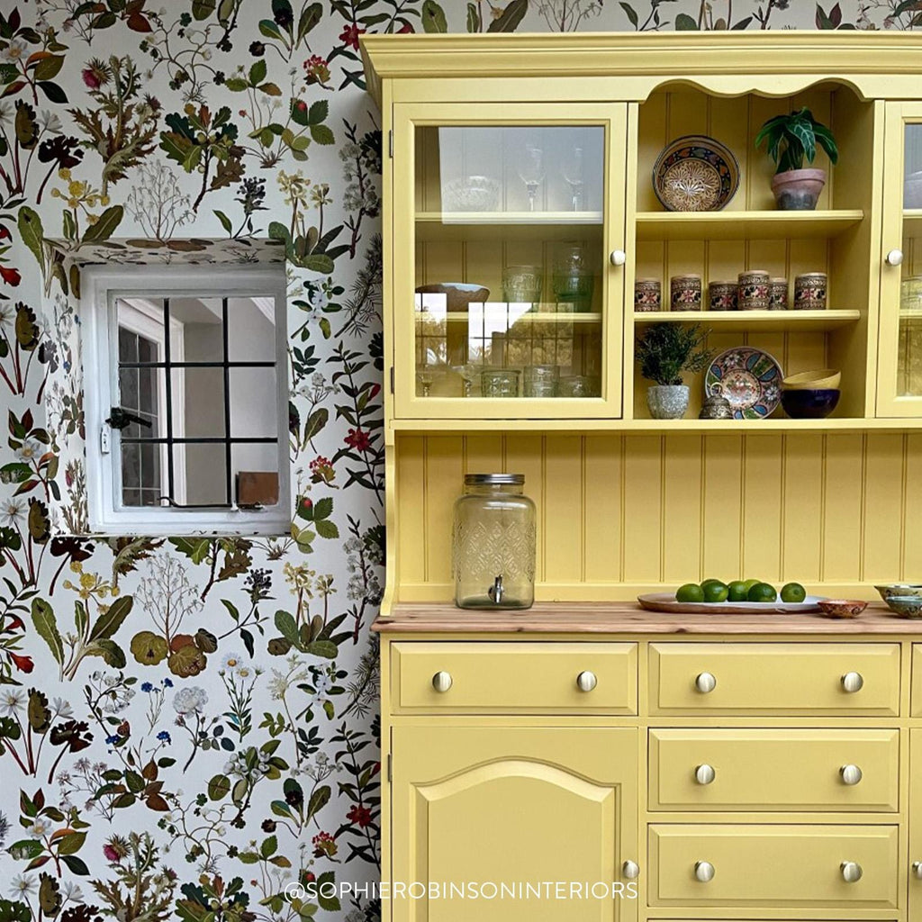 The Pressed Leaf | Ecru Luxe — hung-wall roomshot