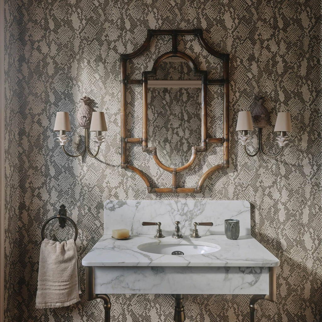The Serpent Court | Phlox Pink Luxe — hung-wall roomshot