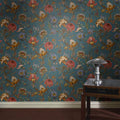 The Temple Wash | Petrol Blue Luxe — hung-wall roomshot