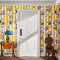 The Theatre Stripe | Ochre Stripe Luxe — hung-wall roomshot