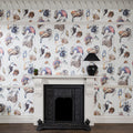 The Theatre Stripe | White Luxe — hung-wall roomshot