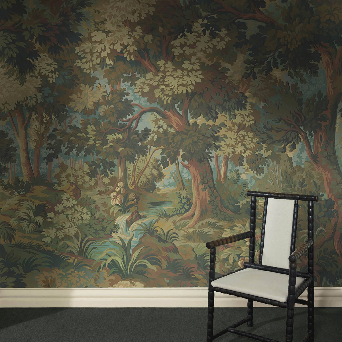 The Timber Canopy | Autumn Copper Luxe — hung-wall roomshot