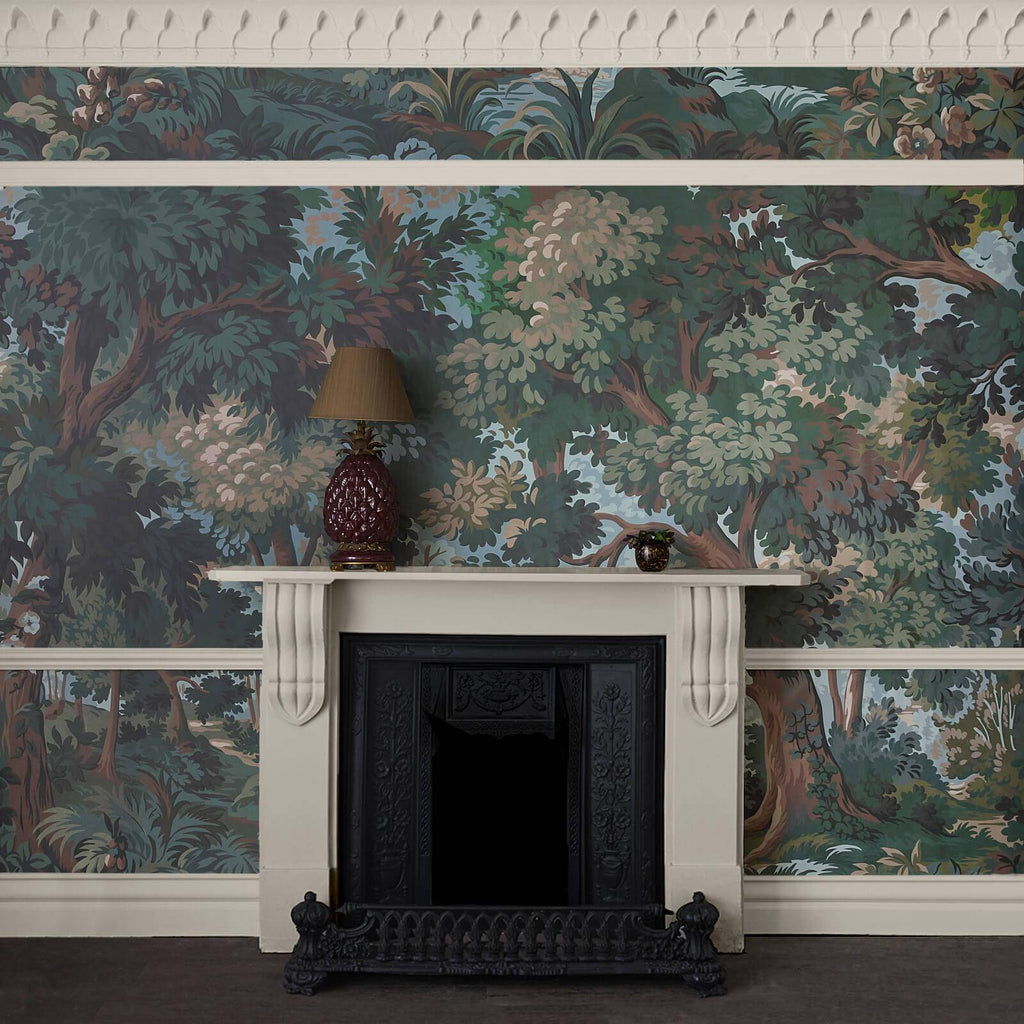 The Timber Canopy | Chartreuse Luxe — hung-wall roomshot