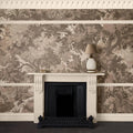 The Timber Canopy | Earthy Brown Luxe — hung-wall roomshot