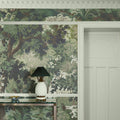 The Timber Canopy | Leaf Green Luxe — hung-wall roomshot