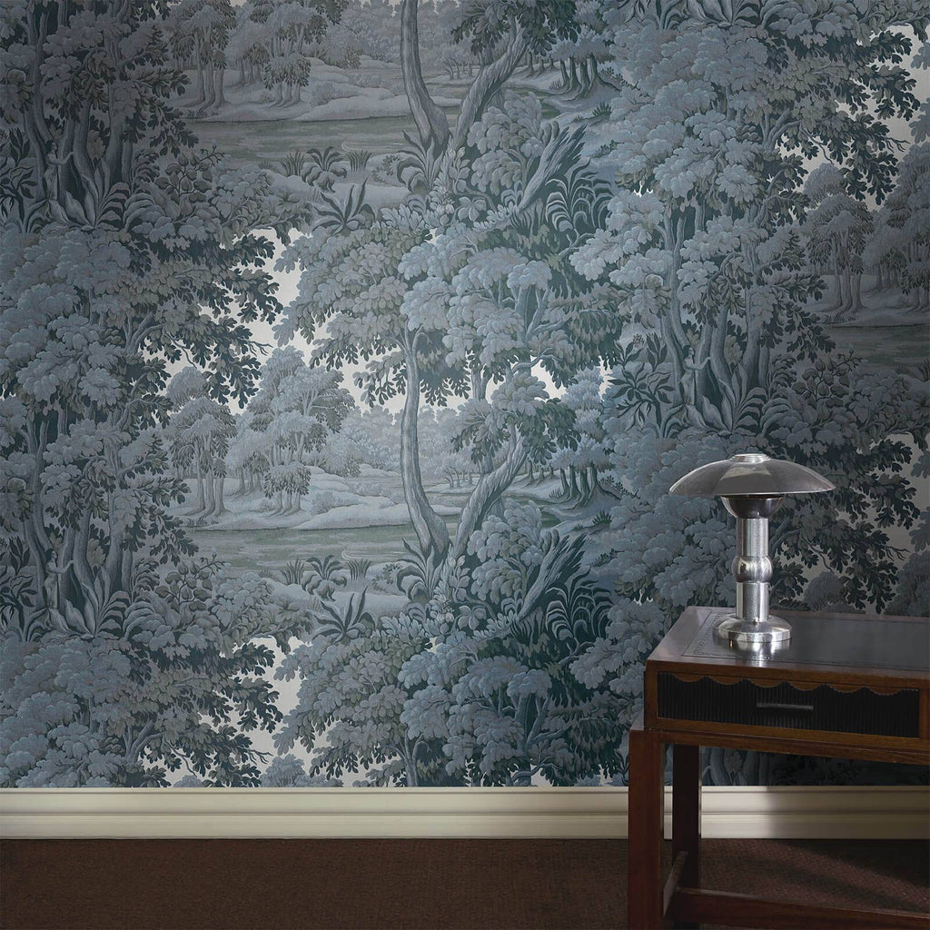 The Tropic Ledger | Indigo Luxe — hung-wall roomshot