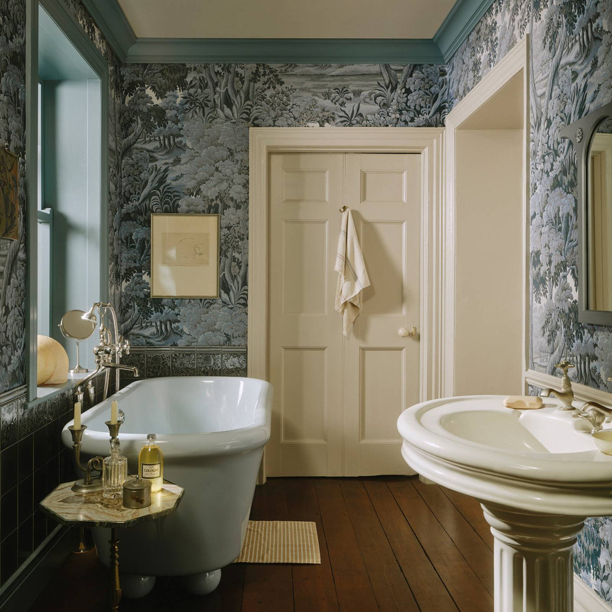 The Tropic Ledger | Indigo Luxe — hung-wall roomshot