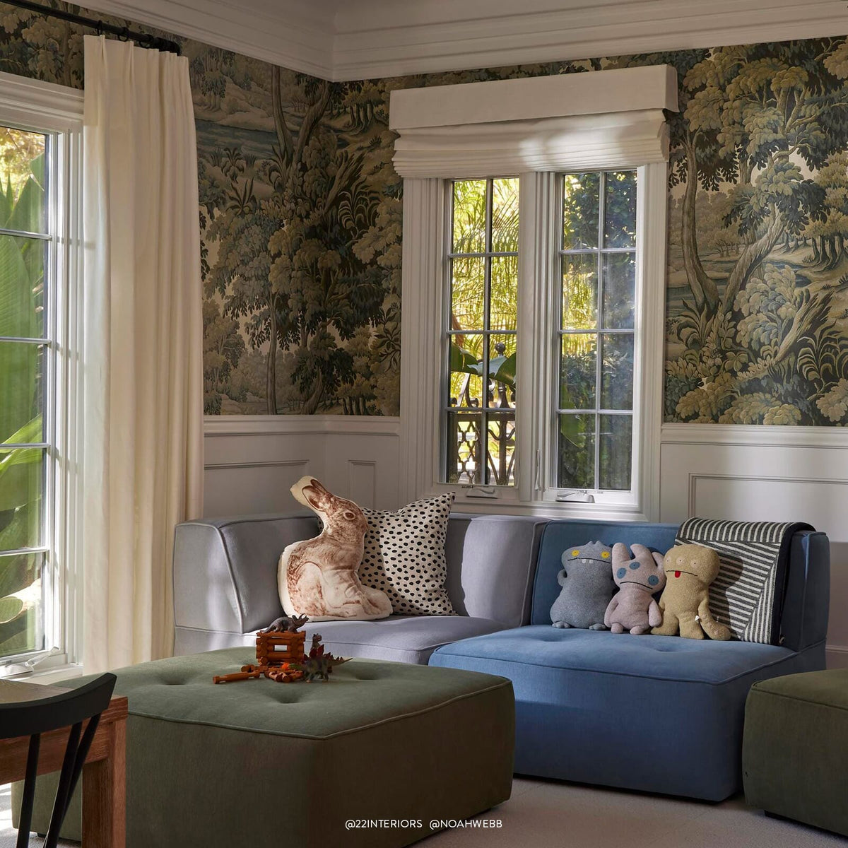 The Tropic Ledger | Sage Luxe — hung-wall roomshot