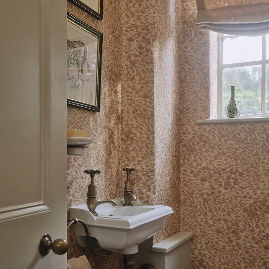 The Wild Plaster | Astrantia Pink Luxe — hung-wall roomshot