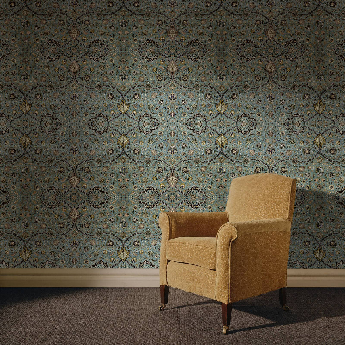 The Zanjan Soft | Sapphire Luxe — hung-wall roomshot