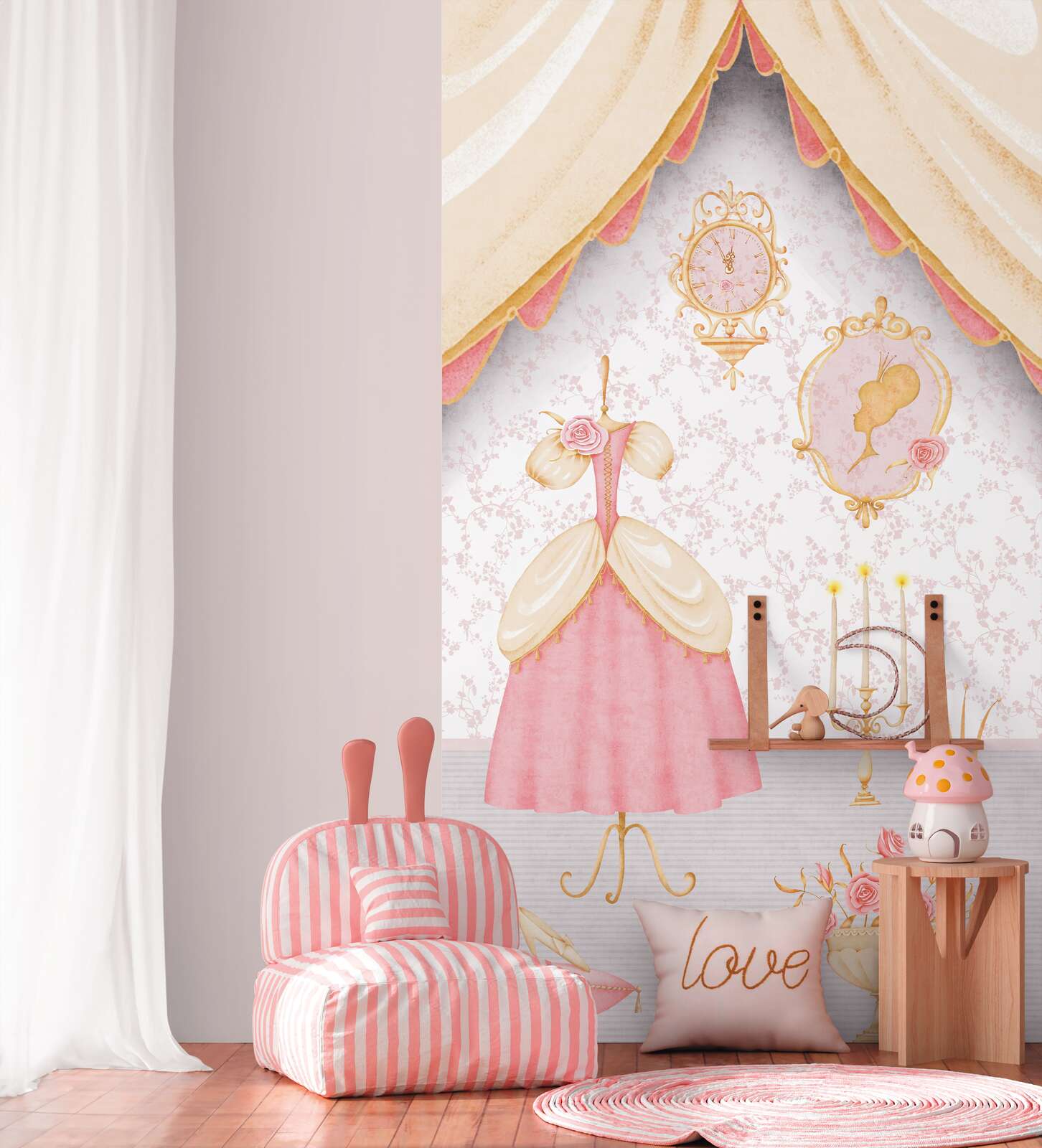 The Enchanted Ballerina | Rose Gown & Floral Luxe