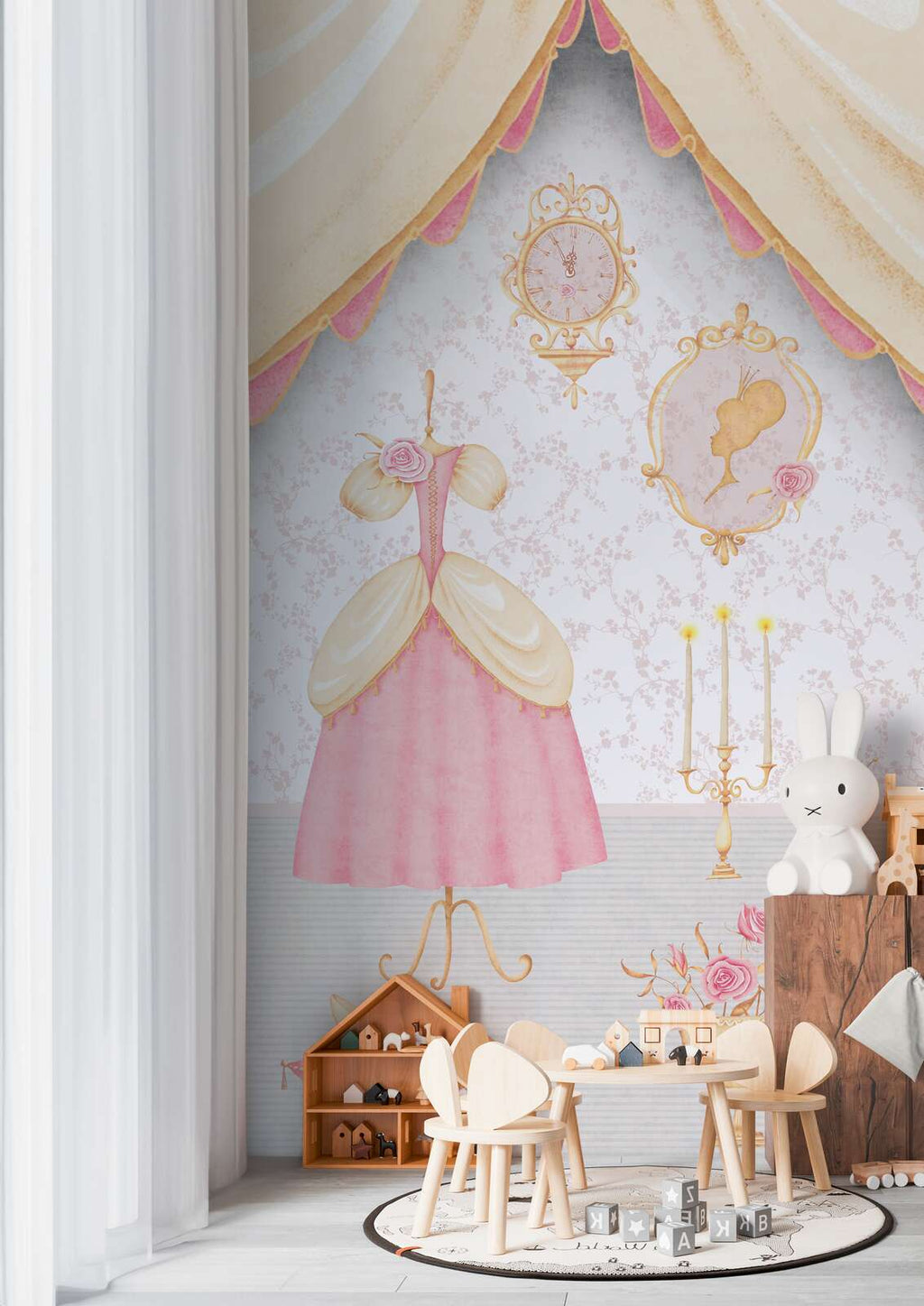 The Enchanted Ballerina | Rose Gown & Floral Luxe