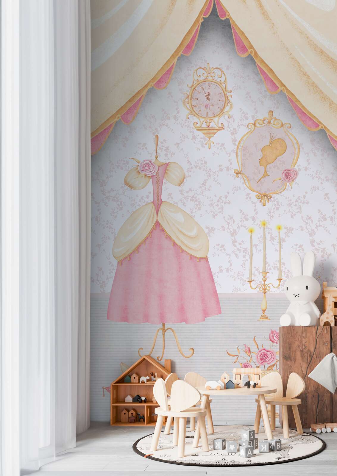 The Enchanted Ballerina | Rose Gown & Floral Luxe