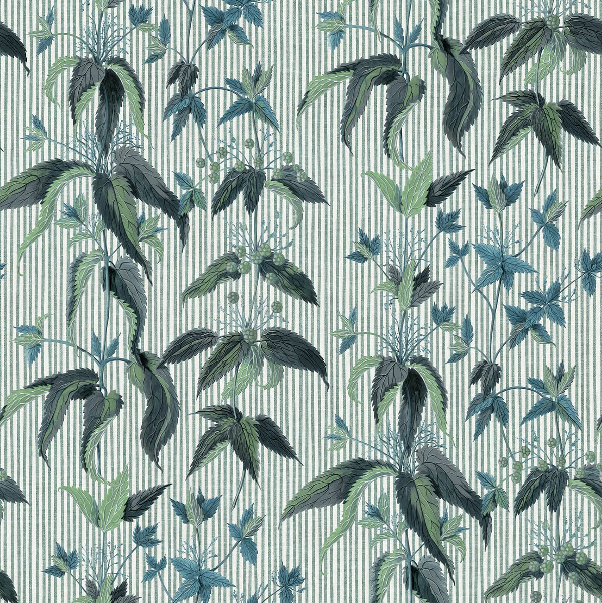 URTICA Wallpaper - Myrtle Stripe — image 1