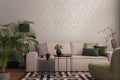 The Venetian Damask | Taupe & Shimmering Silver Luxe