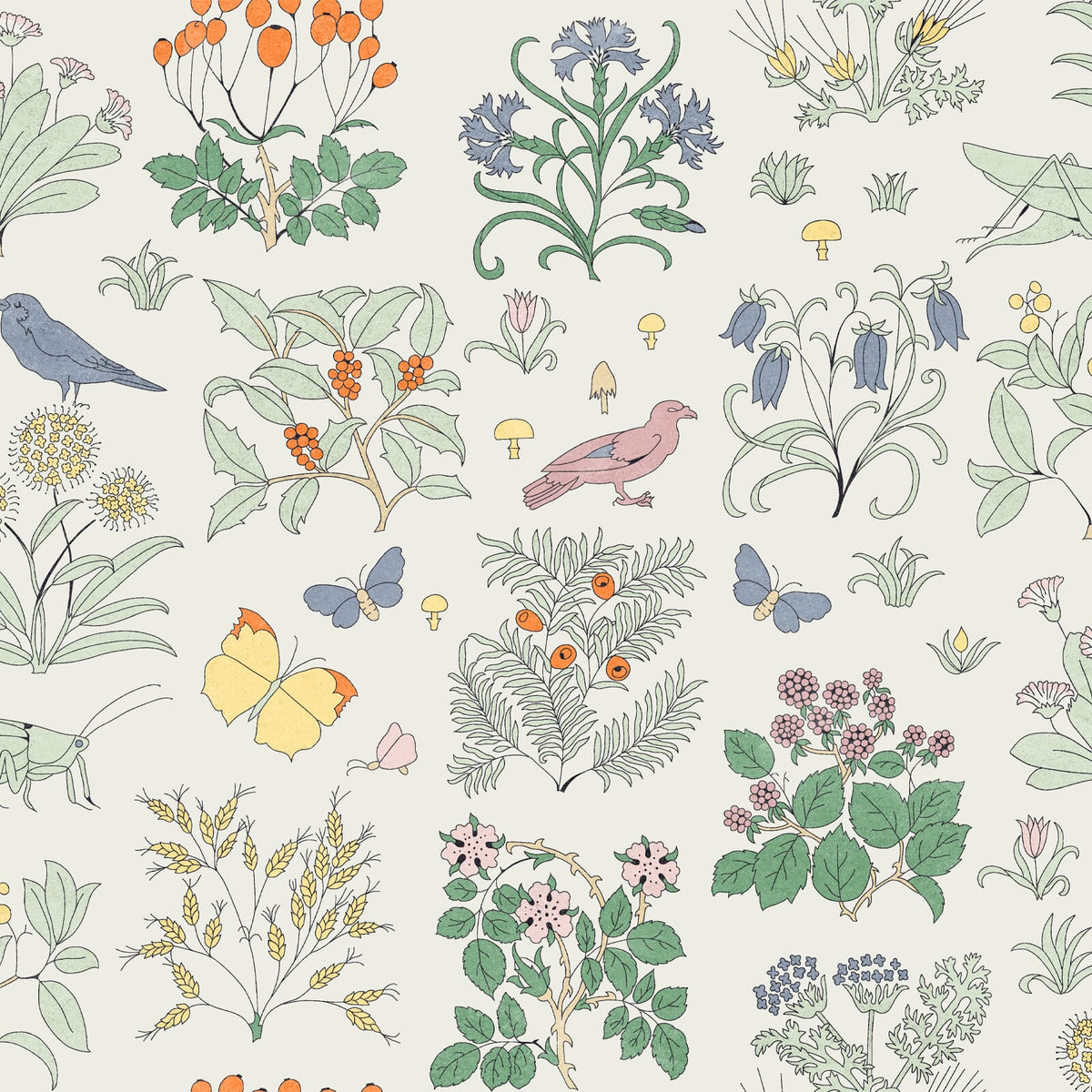 Voysey's Garden Magna | Off White — 1
