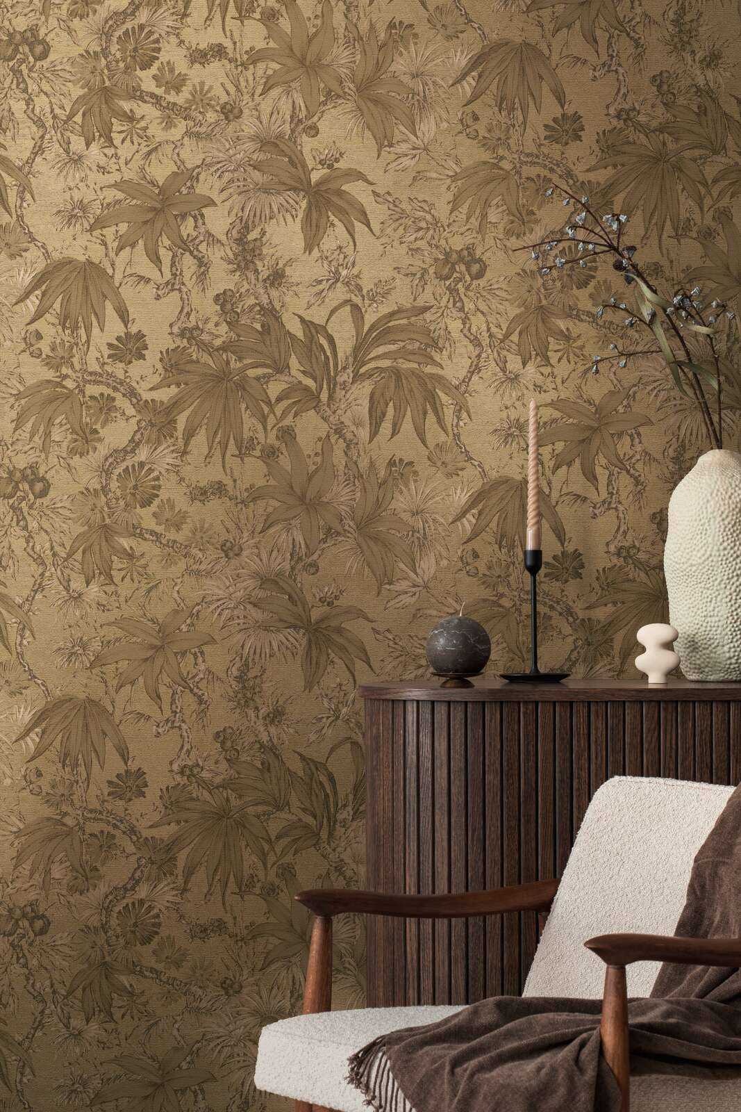 The Imperial Palm | Gilded Bronze & Mocha Luxe