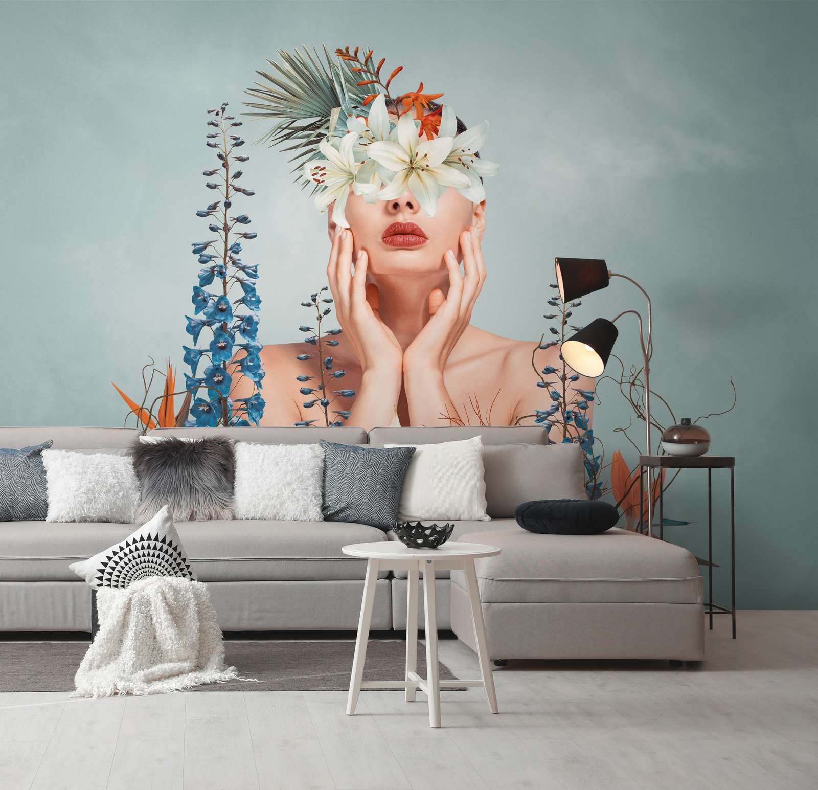 The Botanical Muse | Azure Delphinium & Flora Luxe