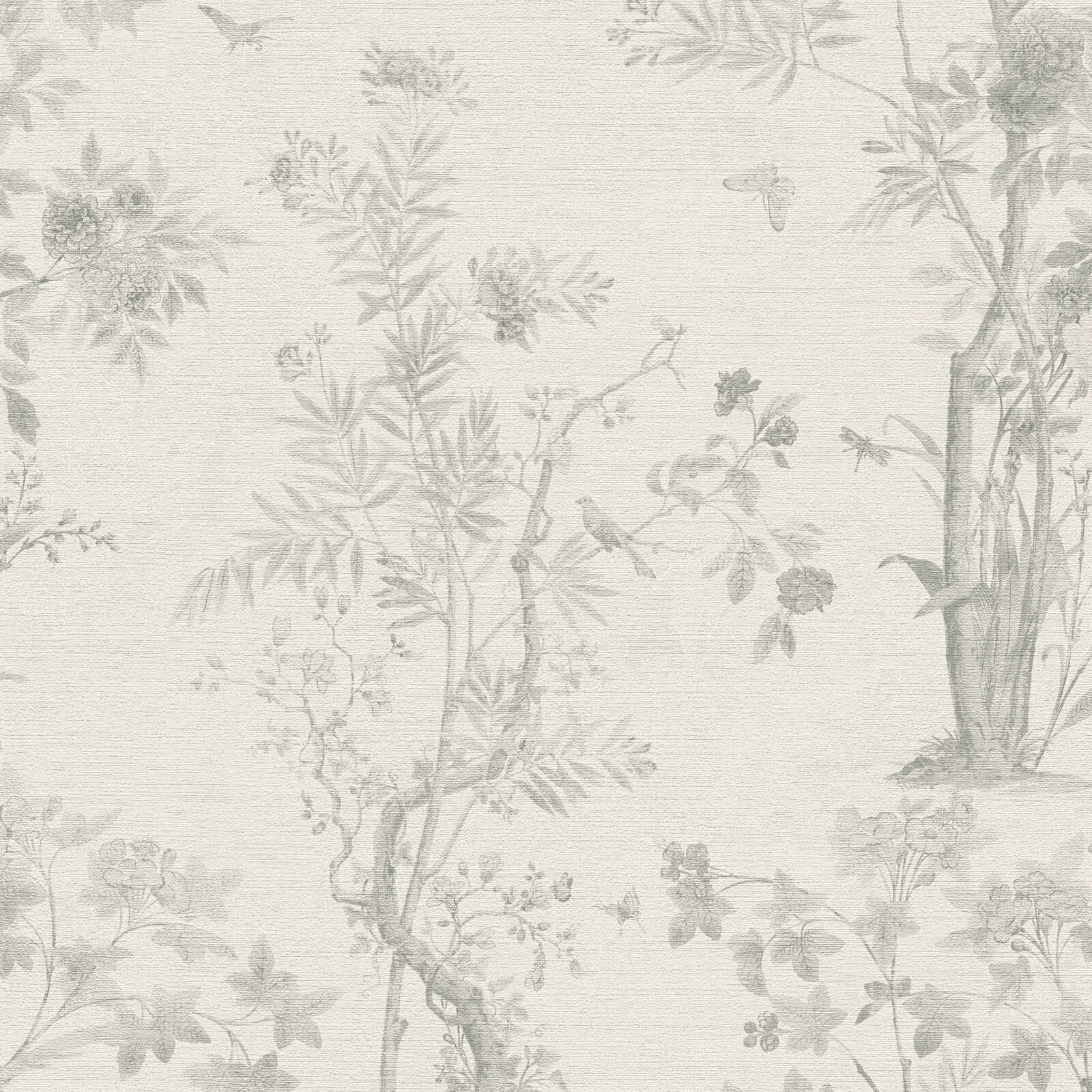 The Windsor Chinoiserie | Alabaster & Shimmering Champagne Luxe